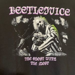 Beetlejuice Oversized Black T-Shirt - Large - Never Worn w/Tags